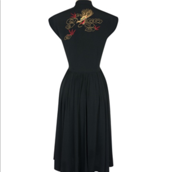 Trashy Diva Maria Dress Dragon Embroidery EUC - Picture 5 of 7